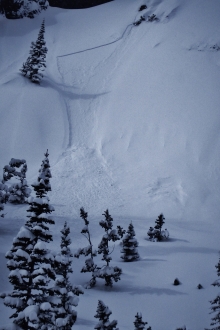 Soft slabs in new snow 2